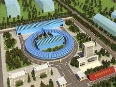 Vídeo de trabajo de la fábrica del ladrillo