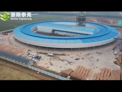 Horno de túnel rotatorio móvil para Clay Brick Manufacturing Plant auto