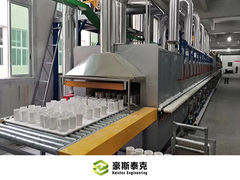 Una mirada más cercana: Máquina para fabricar ladrillos huecos de arcilla Máquina moldeadora de bloques huecos con horno de rodillos